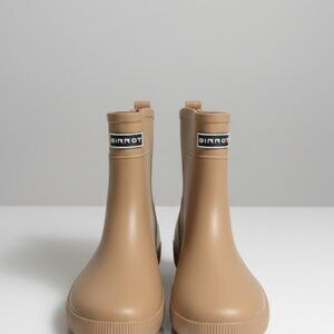 Birrot Women’s Tan Sustainable Danish Rain Boots – Size 43 – Waterproof, Eco‑Fri